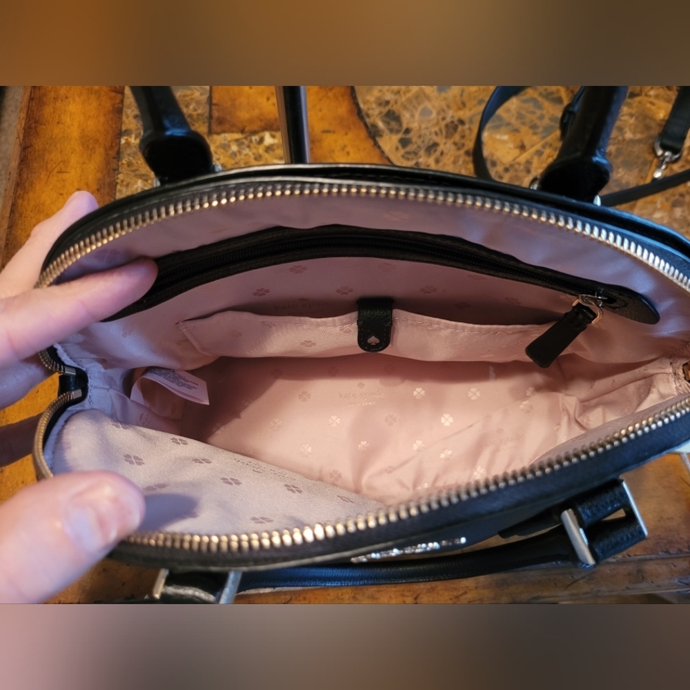 Kate Spade Black Leather Handbag/Crossbody - Picture 9 of 9